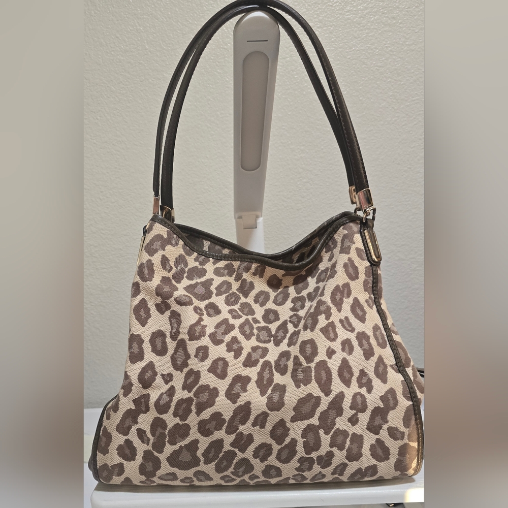 Coach Madison Jacquard Ocelot Phoebe